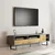 Hanah Home TV Komoda Luga, 180x44,7x29,8 cm, Hrast