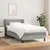 Vidaxl Box spring postelja z vzmetnico svetlo siva 90x190 cm blago