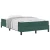 Vidaxl Postelja boxspring z vzmetnico Temno zelena 120 x 190 cm Žamet