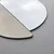 HANAH HOME Ogledalo Crescent Bronze v2