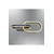 Opviq zidna lampa Elips 1430-APL, LED 12 W, crna