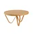 Hanah Home klub sto Spring 100, 100 cm, hrast