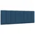 shumee vidaXL Posteljni okvir brez vzmetnice moder 140x190 cm oblazinjen s blagom