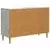 Kreveta Betonska siva 89 x 34,5 x 60 cm Konstruirano drvo