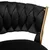 EH Barski stol Tresso Gold Black Velvet