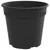 Okrugla saksija za cveće 24 pcs Crna O 17 x 14 cm Plastika