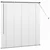 Venecijanski zastore Tamno siva 130 x 125 cm Aluminij