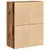 Ormari s 2 ladice 2 kom boja drva 60x31x40 cm konstruirano drvo