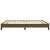 vidaXL Posteljni okvir temno rjav 160x200 cm blago