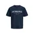 JACK & JONES Majica JJDevin Daytona  mornarska / bela