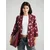 PIECES Blazer PCBOSS roza/vinsko rdeča/bela