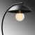 Opviq Stona lampa E27 Socket, Crna