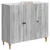 Kreveta Siva sonoma 89 x 34,5 x 80 cm Konstruirano drvo