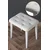Hanah Home Stolica BM101-3813, 45x45x35 cm, Bela