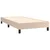 Krevet box spring i madrac LED cappuccino 80x200cm umjetna koža