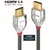 Lindy HDMI 2.0 kabel visoke hitrosti M/M, 2 m, siv/kromiran
