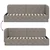 Vidaxl Kotna postelja Taupe 80 x 200 cm Blago