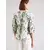 Fransa Bluza ARIANA svetlo zelena/bela