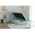 Boxspring postelja Bunny - 90x200 cm - tkanine Cloud