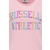 Russell Athletic AUTUMN S/S CREWNECK TEE SHIRT, ženska majica, roza A41011