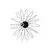 Hanah home Zidna lampa E27 Max 40W, Crna