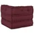 Modularna sofa kestenjasta 70x70x54 Tkanina