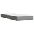 Vidaxl Box spring postelja z vzmetnico svetlo siva 90x190 cm blago
