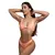GymBeam Women‘s Bikini Bottom CURACAO Peach