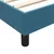 Box Spring krevet s madracem tamnoplavi 80x210 cm baršun