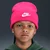 Nike Peak Older Kids Beanie - Pink - Polyester/Nylon