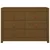 Vidaxl TV omarica medeno rjava 100x40x72 cm trdna borovina