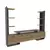 Hanah home TV Komoda Ava Hrast-Crna