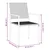 Vrtne stolice 4 kom crne 54 x 62,5 x 89 cm od poliratana