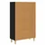 Highboard Crni hrast 70 x 31 x 115 cm Konstruirano drvo