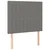 Vidaxl Box spring postelja z vzmetnico temno siva 80x200 cm blago