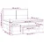 Vidaxl Box spring postelja z vzmetnico črn 200x200 cm blago