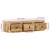 Zidni TV ormarić 100x32x25 cm puno drvo grubo mango