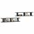 Zidne police 2 kom crne 105 x 18 x 20 cm konstruirano drvo