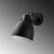 OPVIQ Vall Lamp zidna crna lampa Spotkafasi 13793
