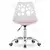 ModernHome Stolica PRINT, Roze-bela