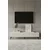 Hanah Home TV komoda Didema 180, 180 cm, bela / travertin