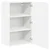 vidaXL Stenska kuhinjska omarica Bela 50 x 31 x 80 cm Konstruiran les