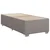 Vidaxl Box spring postelja z vzmetnico taupe 100x200 cm blago