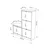 Hanah home Cipelarnik 105x118,5x26cm Sivi