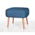 Atelier del Sofa Tabure 50x43x42cm, Plavo