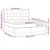 Vidaxl Box spring postelja z vzmetnico črna 160x200 cm blago