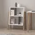 Hanah Home polica za knjige Venaro Small, 60 cm, bela / orah