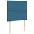 Box spring krevet s madracem plavi 90x190 cm baršunasti