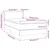 Vidaxl Box spring postelja z vzmetnico krem 90x190 cm blago