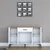 Hanah Home Višenamenska komoda JE136-3095, 120 x78.6 x40 cm, Bela